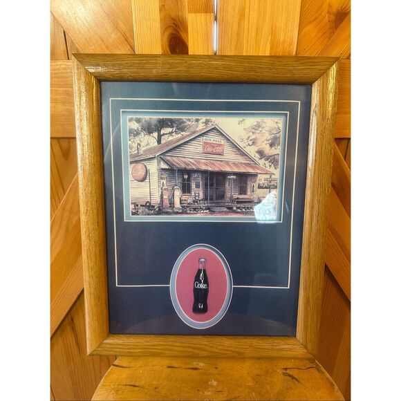 Coca Cola Country Store And 3D Framed Art (5644) - Picture 1 of 4